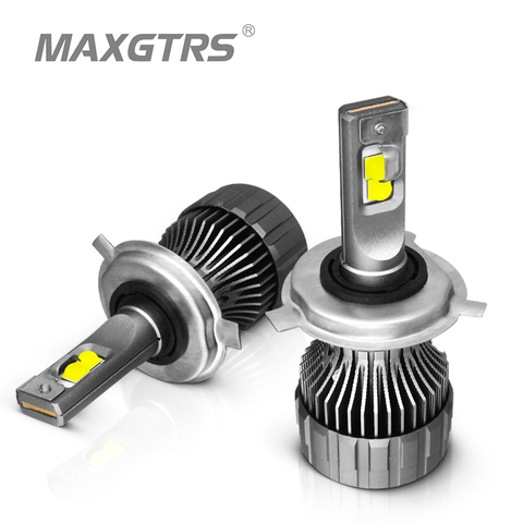 LED Car Lights Bulb  MAXGTRS - 2× XHP50 2.0 LED Chip H4 Hi/Low HB2 H7 H8  H11 9005 HB3 9006 HB4 Car Led Headlight Light Bulb Auto Headlamp Fog Light  12000LM 90W — maxgtrs