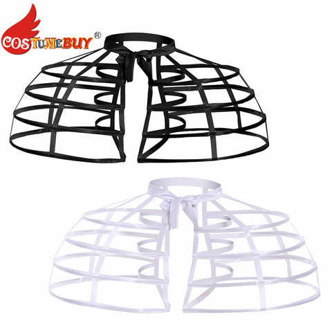 Costumebuy Women Hollow Short Bird Cage Petticoat Cosplay Hoops Wedding Prom Crinoline Slip Vintage Rococo Underskirt ► Photo 1/6