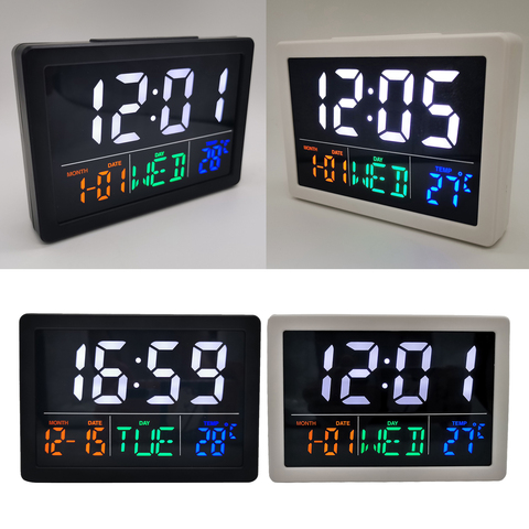 Electric Table LED Digital Alarm Clock USB/Battery Bedside Clock 8 Tones Office Study Decors Gift for Friends ► Photo 1/6