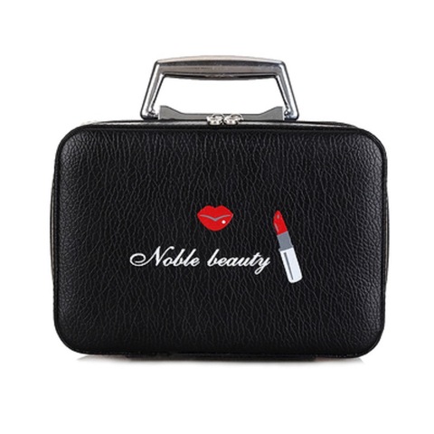 Luxury PU Cosmetic Case For Woman Professional Makeup Bags Travel Organizer Case Beauty Necessary Make up Storage Beautician Box ► Photo 1/6
