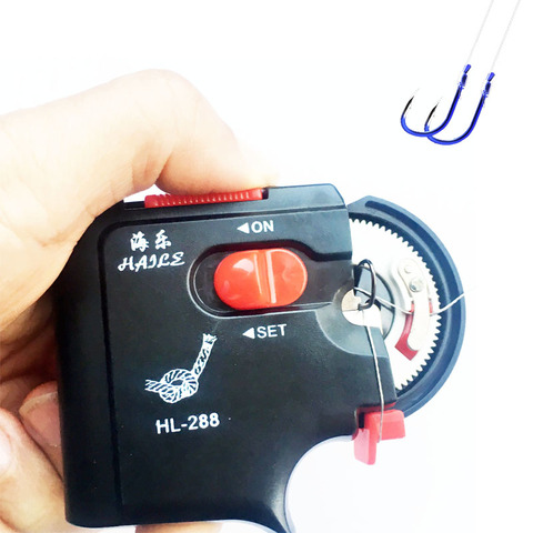 Portable Electronic Automatic Fishing Hook Tier JIg Binding Machine Tie Wire Fast Fishing Line Tie Tool Tying Jighead ► Photo 1/6