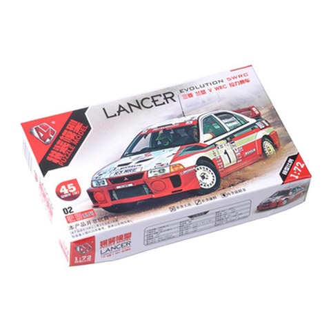 4D Assembled 1/72 Classic WRC Rally Car Model 4 Simulation Internal Structure Details Assembled Toy Ornaments ► Photo 1/6