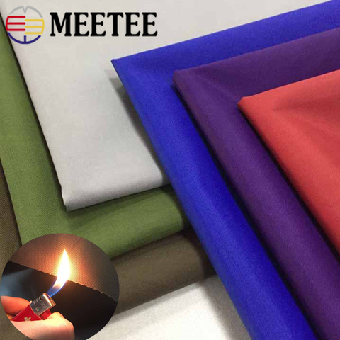 Meetee 50/100X150cm Thick 600D Fireproof Oxford Fabric Silver Plated Polyester Waterproof Carport Outdoor Flame Retardant Fabric ► Photo 1/6