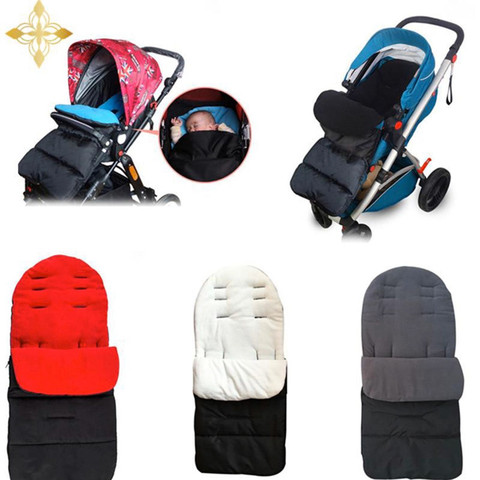 Baby Stroller Sleeping Bag Waterproof Footmuff Footrest Winter Sleepsacks Foot Cover Mat ► Photo 1/6