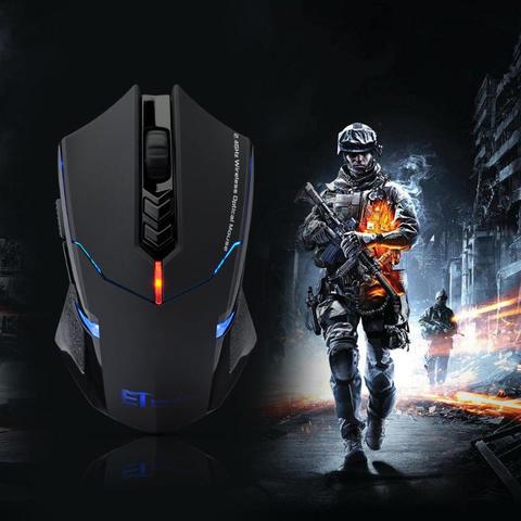 ET X-08 2000DPI Adjustable 7Button 2.4G Wireless Gaming Mouse Professional Wireless Gaming Mouse for Gamer Mute LED Mice for PC ► Photo 1/6