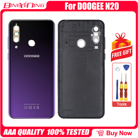 100% New Original Battery Cover Back housing case Protective shell With Power volume button For DOOGEE N20/Y9 Plus Cellphone ► Photo 1/3