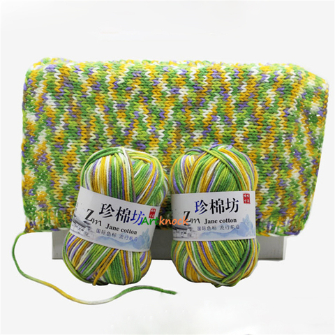 10pcs knitting yarn crochet Organic Combed Melange Yarn for Knitting lanas para tejer a crochet alpaca 4ply ► Photo 1/6