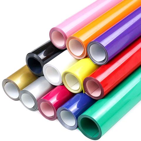 30X100CM/Roll PVC Hot Adhesive Paste Vinyl Film Heat Transfer Vinyl Graphic Cutting Iron on Clothes or Fabrics HTV Printing ► Photo 1/6