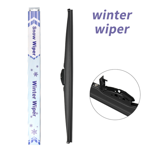 QEEPEI Winter Snow Wiper Blade U Hook Universal High Quality Rubber Windshield Windscreen Auto Car Accessories ► Photo 1/6