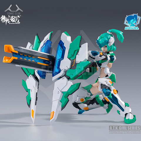 COMIC CLUB IN STOCK 1/12 Frame Arms A.T.K Girl DIVINE BEASTS-XUANWU by E-model Assembly action robot Toys Figure ► Photo 1/5