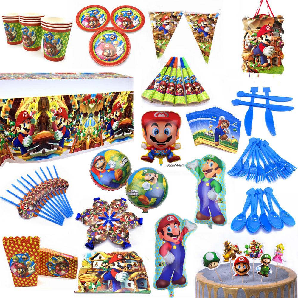 Price History Review On Super Mario Birthday Party Disposable Plates Cup Napkin Straws Mario Bros Party Decorations Balloons Flag Banners Party Supplies Aliexpress Seller Party Birthday Rave Store Alitools Io
