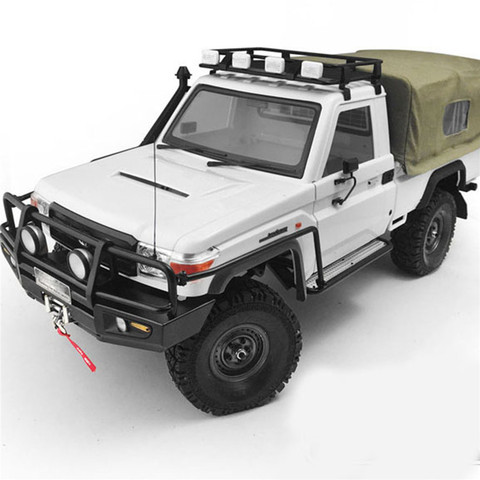 Metal Roof Rack Luggage Carrier with Spotlight for 1/10 ARB RC4WD KILLERBODY LC70 RC Car Body Accessories ► Photo 1/6