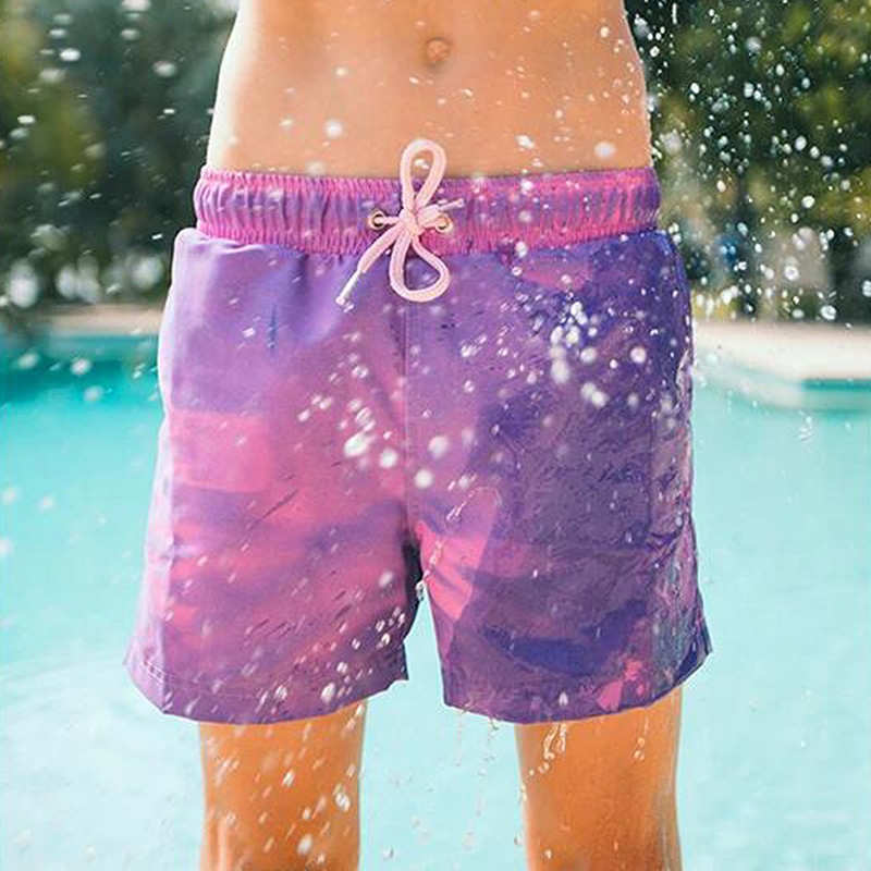 truye rrelk Summer Cool Quick Dry Loose Pants Mens Guys Swimming Trunks Beach Board Shorts