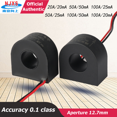 DL-CT10CL-50A/25mA 2000/1 compact Micro Current Transformer 100A/50mA amorphore transformer core  AC current sensor 100A/20mA ► Photo 1/6