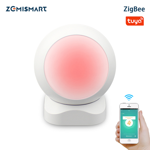 Zemismart Tuya Zigbee PIR Infrared PIR Motion Detection Smart Sensor Wireless Security Alarm Detector System ► Photo 1/6