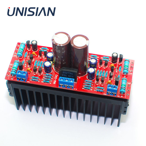 UNISIAN Class-AB 2.0 Channels Audio amplifier board High power 2X80W TTA1943 TTC5200 class AB Hifi stereo audio amplifiers ► Photo 1/6