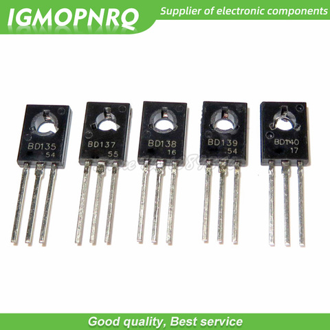 10PCS BD131 BD132 BD135 BD136  BD137 BD138  BD139 BD140 TO-126 NPN Power Triode Transistor ► Photo 1/5