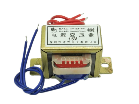 AC 6V 9V 12V 15V 18V 24V output voltage 12W EI copper core input 220V 50Hz~60Hz single/dual voltage Copper power transformer ► Photo 1/6