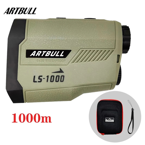 ARTBULL Laser rangefinder 1000M Golf range finder with Slope Flag-Lock slope pin  Laser Distance meter for Hunting ► Photo 1/5