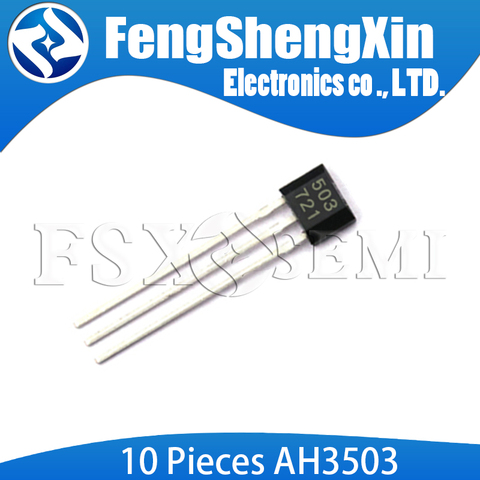 10pcs/lot  AH3503 503 TO-92 Linear Hall-Effect Sensors UGN3503UA UGN3503 ► Photo 1/2