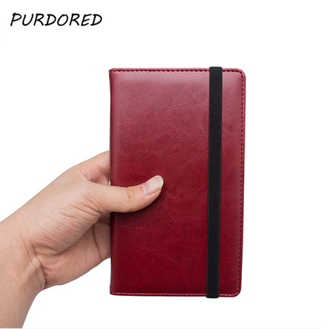 PURDORED 1 Pc 120 Slots Card Holder Large Capacity Unisex Business Card Case Minimalist Wallet ID Card Bag Tarjetero Hombre ► Photo 1/6