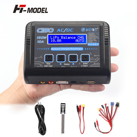 New HTRC C150 RC Charger AC/DC 150W 10A Smart for LiPo LiHV LiFe Lilon NiCd NiMh Pb battery Discharger Battery Balance Charger ► Photo 1/5