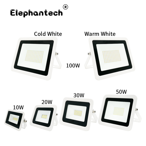 Led Flood Light 10W 20W 30W 50W 100W Floodlight Outdoor Wall Reflector Garden Square Spotlight IP68 Waterproof Outdoor Lighting ► Photo 1/6