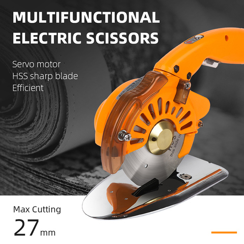 Industrial Electric Scissors Handheld Round Blade 110V/220V Cutting Cloth Machine Silent Servo Direct Drive Electric Round Knife ► Photo 1/6