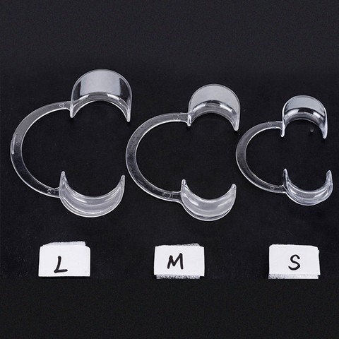 5 pcs C Shape Plastic Dental lip cheek retractors mouth opener orthodontic tools dental products Oral Clean Tool teeth whitening ► Photo 1/6