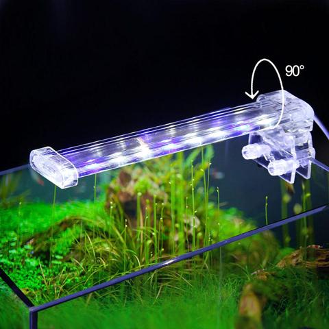 HOT SALE！！！New Arrival LED Aquarium Aquaticed Plant Light Clip On Fish Tank Weed Corales Reef Clamp Lamp  Wholesale Dropshipping ► Photo 1/6