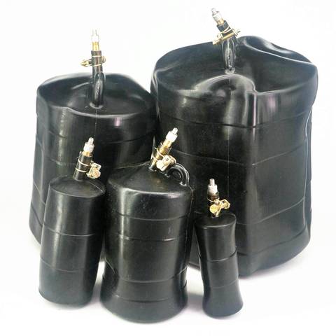 Fit Pipe I/D 45-315mm Natural Natural Rubber Drain Air Bag Inflatable Bung Stop Plug Block 0.25 Bar British Gas Nozzle ► Photo 1/4