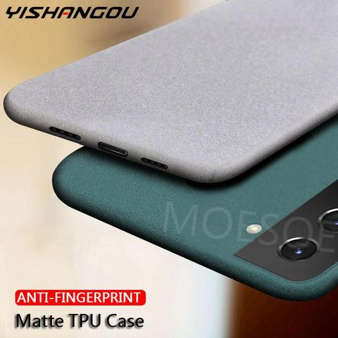 Slim Matte Soft Silicone Case For Samsung Galaxy S21 S30 Plus S20 FE Ultra A51 A71 5G A21S A31 A41 M51 M31 A12 A02 A52 A72 Coque ► Photo 1/6