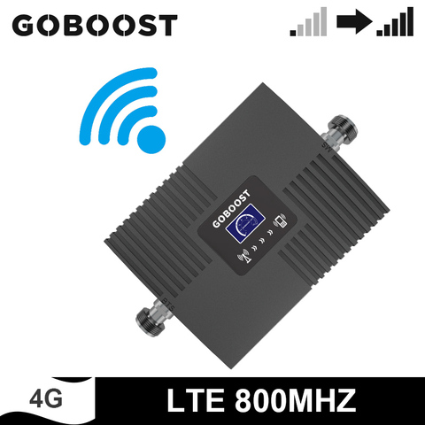 GOBOOST LTE 4G 800MHz Signal Booster Mobile Phone Cellular Amplifier Band 20 Single Repeater ► Photo 1/6