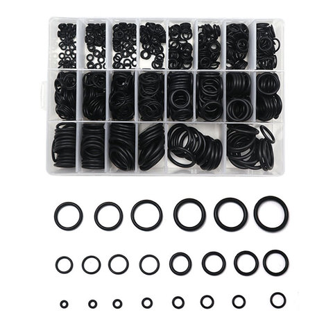 Rubber O Ring NBR Seal Ring Kit Thickness 1/1.5mm Nitrile Rubber NBR O-Ring Gasket Sealing Ring Waterproof O Ring Rubber Kit Set ► Photo 1/6