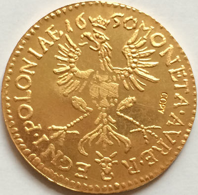 24K gold-plated 1650 russian coins copy ► Photo 1/2