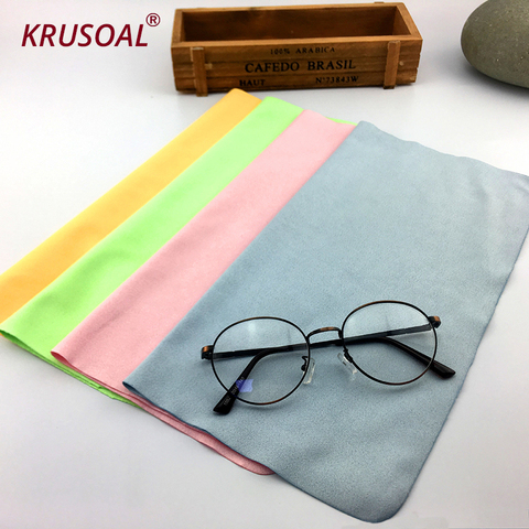 10 pcs/lots Microfiber Glasses Cleaning Cloth Cleaner 150*175mm  For Lens Phone Screen Cleaning Wipes kpop accessories ► Photo 1/6