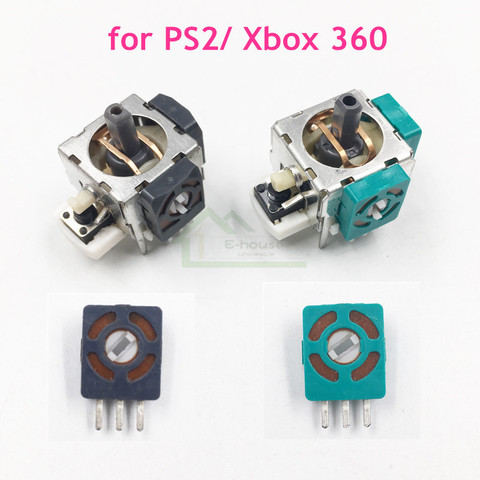 10pcs 3D Joystick Analog micro switch replacement for Playstation 2 PS2 for Xbox 360 Controller analog axis resistors repair ► Photo 1/5