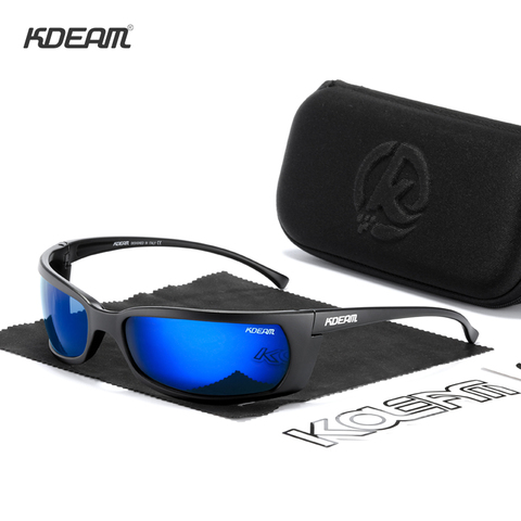 KDEAM New 2022 Goggles UV400 Polarized Sunglasses Men Uniquely Shaped Sun Glasses Unisex With Original Box KD7704 ► Photo 1/6