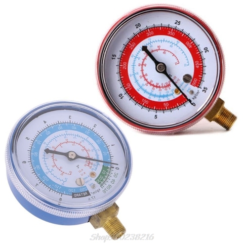 New Air Conditioner R410A R134A R22 Refrigerant Low Pressure Gauge PSI KPA Blue Jy20 20 Dropship ► Photo 1/6