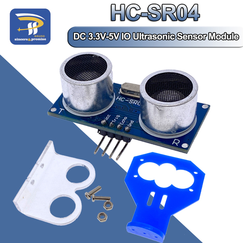 DC 3.3V-5V IO Ultrasonic Module HC-SR04 Distance Measuring Transducer Sensor For Arduino DIY Kit Wave Detector Ranging Module ► Photo 1/6