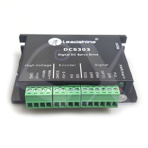 Original Leadshine Micro-size Brushed DC Servo Drive DCS303 DC18-30V 3A Peak 15A for 5-90W Brush DC Servo Motor ► Photo 1/6