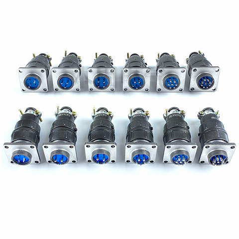 Aviation connector 16mm plug connector CX16 push-pull circular connector 2pin3pin4pin5pin7pin9pin Male & Female plug socket ► Photo 1/1