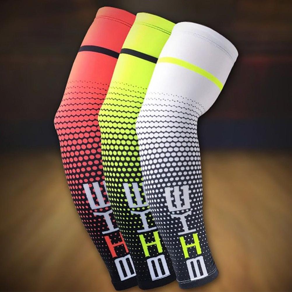 1Pair Cooling Arm Sleeves UV Cover Basketball Cycling Running Sun Protection UK 