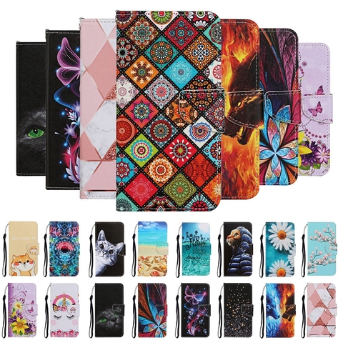 Redmi Note 8 9 Pro 9S 8T Leather Case on for Etui Xiaomi Redmi 9 9A 9C 8A Note 9s 9Pro 8t 8 Pro Flip Case Women Phone Cover Casa ► Photo 1/6