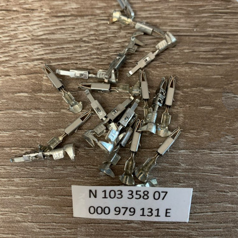 50/100/200/500pcs/lot 1.5mm Micro Timer II Wiring Crimp Repair Terminals Pins 000979131E For Audi Volkswagen Skoda Seat Porsche ► Photo 1/1