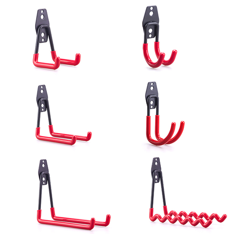 Wall Mount Garage Bike Hanger Hook Heavy Duty Metal Hooks for Hanging Tools Warehouse Storage Tool Organizer Hooks with Screws ► Photo 1/6