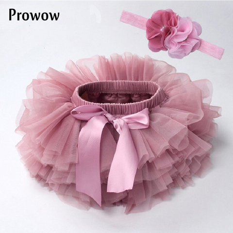 Baby Girl Tutu Skirt Infant Newborn Tutu Diapers Cover 2pcs Short Skirts+Headband Set Girls Skirts Rainbow Skirt Baby clothes ► Photo 1/6