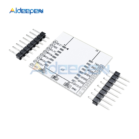 ESP8266 Serial Wireless WIFI Module Adapter Plate Board Applies to ESP-07 ESP-08 ESP-12 ESP-12F ESP-12E For Arduino ► Photo 1/6