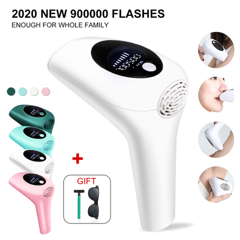 900000 flash professional permanent IPL Laser Depilator LCD laser hair removal Photoepilator women painless hair remover machine ► Photo 1/6