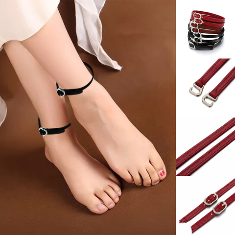 1Pair Fashion Adjustable Shoelaces for High Heels Shoe Belt Ankle Holding Loose Women Anti-skid Bundle Laces Tie Straps Band ► Photo 1/6
